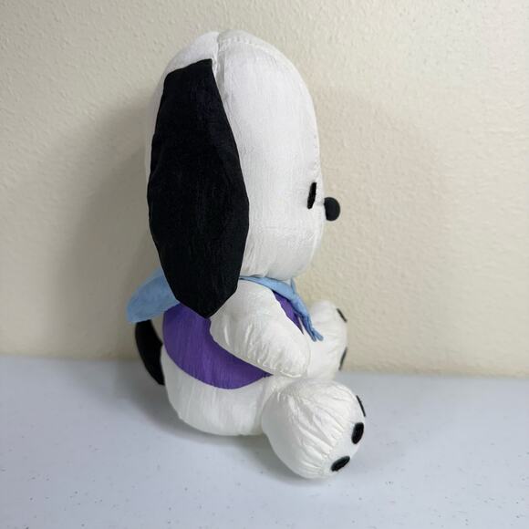 Vintage 90s Sanrio Pochacco Puffy 9" Dog Purple Shirt Stuffed Toy Animal 1997 - Picture 2 of 7
